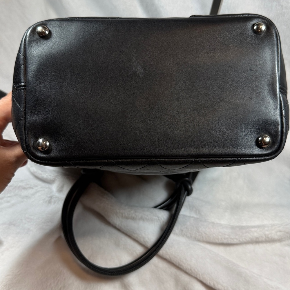 CHANEL Calfskin Quilted Small/Medium Cambon Tote - Picture 9 of 11
